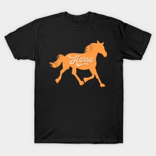 Horse Text T-Shirt